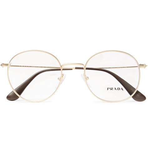 prada metal eyeglasses|prada glasses frame price.